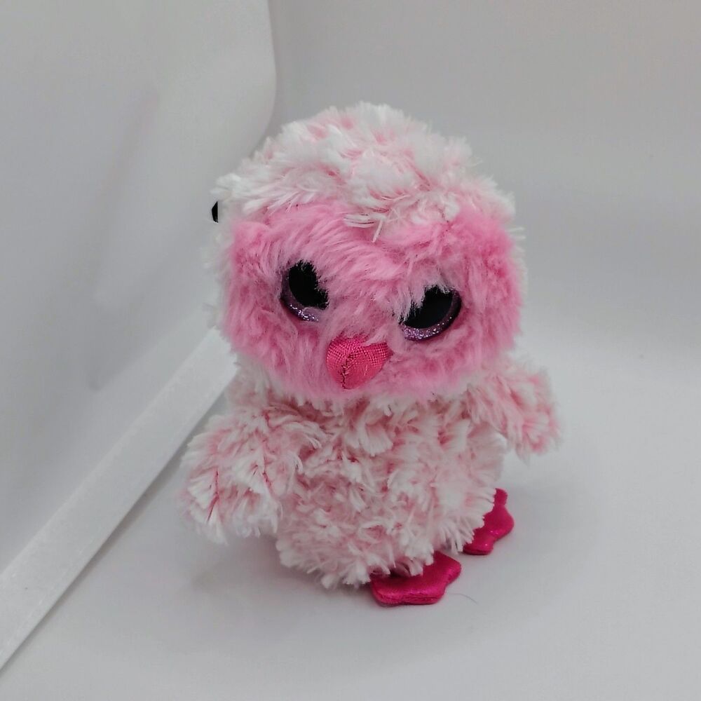 Ty Beanie Boos Twiggy the Pink Owl 2017